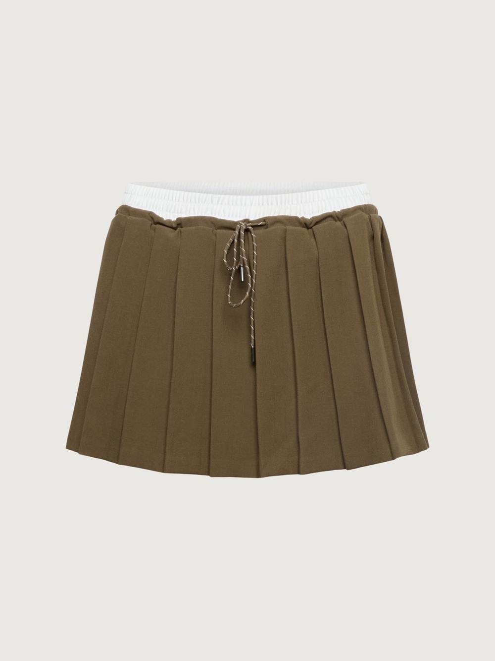 Oak + Fort - EXPOSED WAIST MINI SKORT - Small